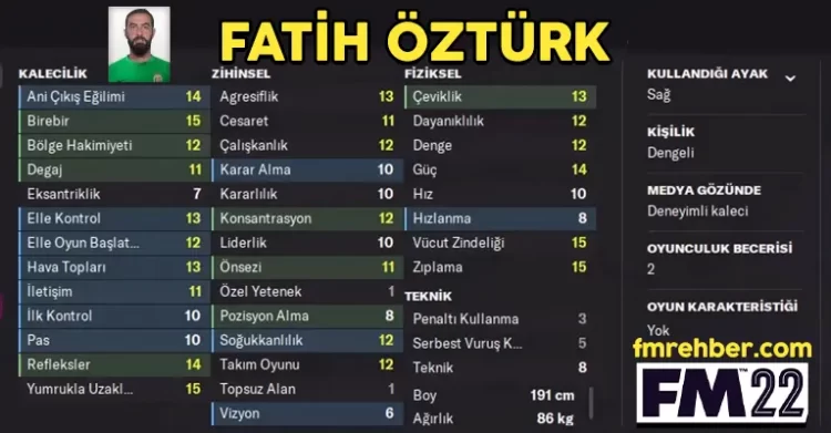 fatih öztürk fm 22