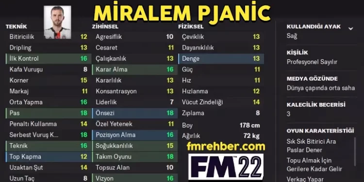 Miralem Pjanic fm 22