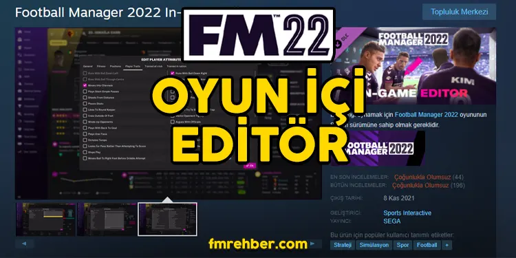fm22 oyun içi editor