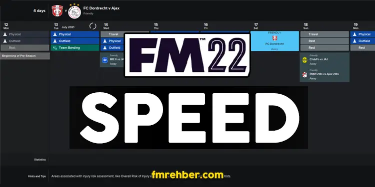 fm22 speed increase