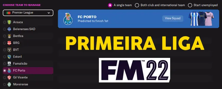 fm22 primeira liga