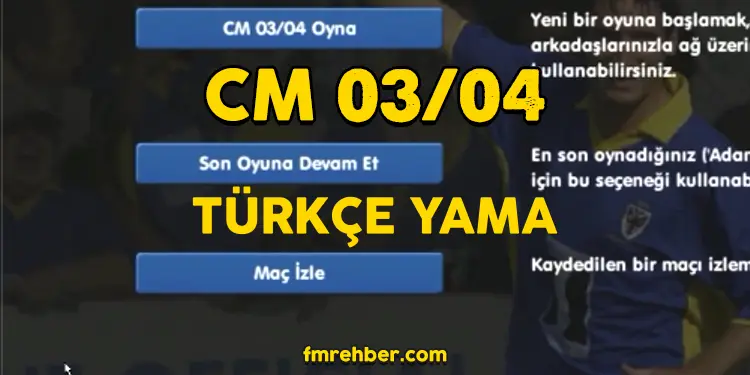 cm 0304 türkçe yama