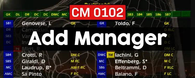 cm0102 new manager