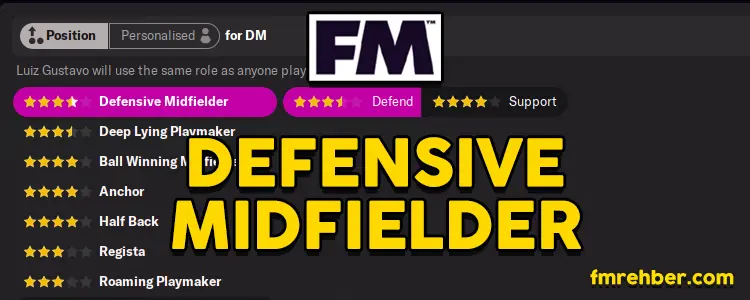 defensive midfielder