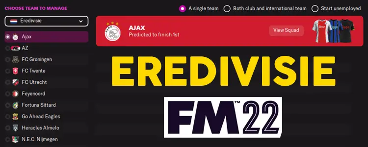 fm22 eredivisie