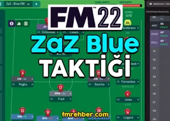 fm22 zaz blue taktiği