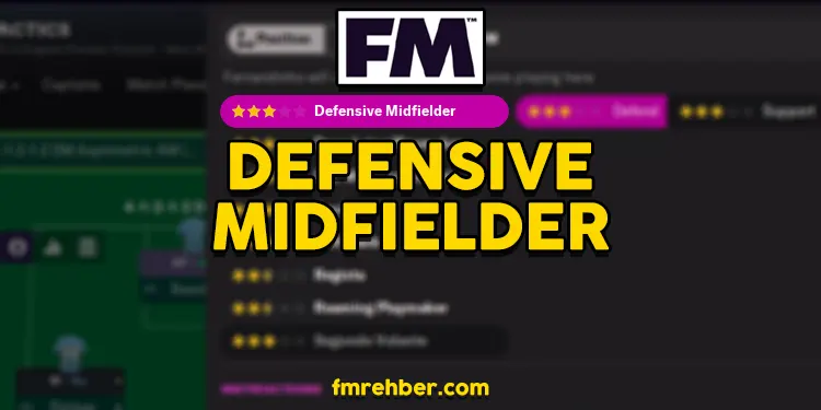 fm defensive midfielder