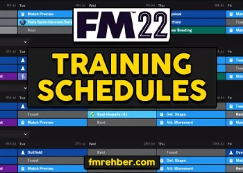 fm22 training schedules